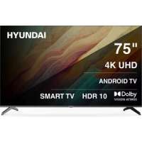 Телевизор Hyundai H-LED75BU7009 75" Android TV Frameless черный 4K Ultra HD 60Hz DVB-T DVB-T2 DVB-C DVB-S DVB-S2 USB WiFi Smart TV